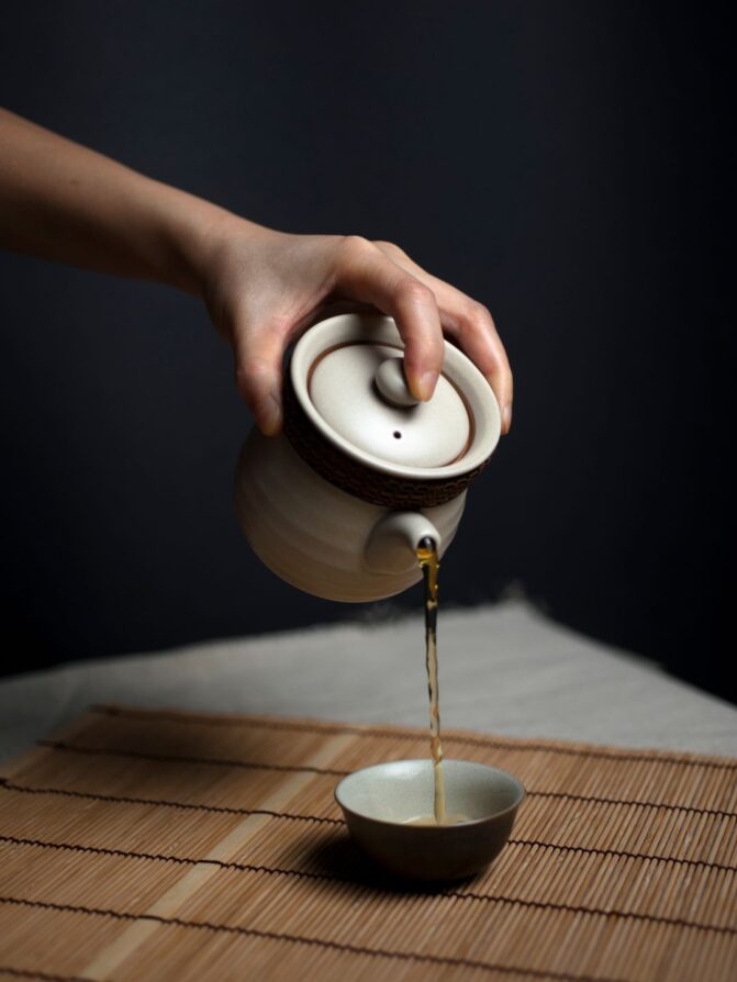 Person pouring tea | Uwajimaya