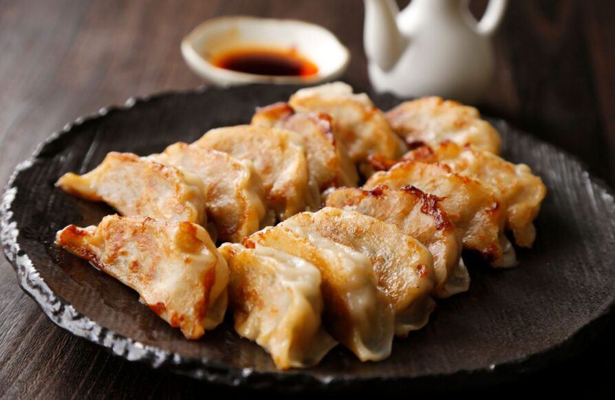 Plate of Gyoza | Uwajimaya